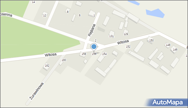 Słopsk, Witosa Wincentego, 156, mapa Słopsk
