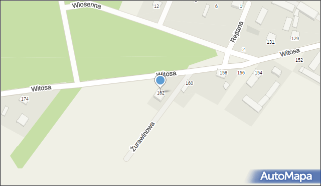 Słopsk, Witosa Wincentego, 162, mapa Słopsk