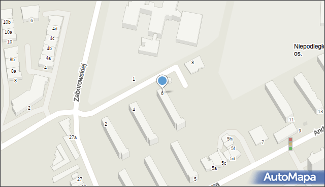 Słupsk, Witosa Wincentego, 6, mapa Słupska