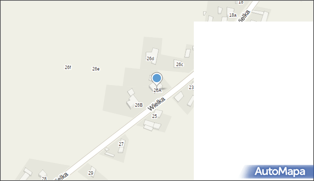 Smardy Dolne, Wielka, 26A, mapa Smardy Dolne