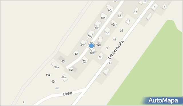 Smolnica, Wiejska, 62h, mapa Smolnica