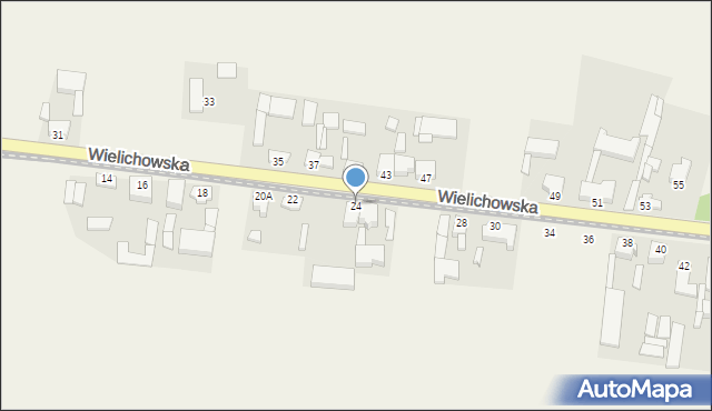 Śniaty, Wielichowska, 24, mapa Śniaty