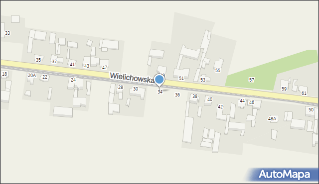 Śniaty, Wielichowska, 34, mapa Śniaty