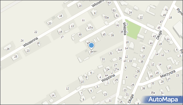 Sobolew, Wiejska, 37, mapa Sobolew