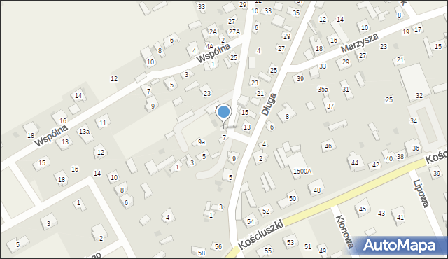 Sobolew, Wiejska, 9, mapa Sobolew