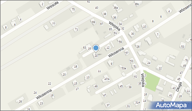 Sobolew, Wiosenna, 14, mapa Sobolew