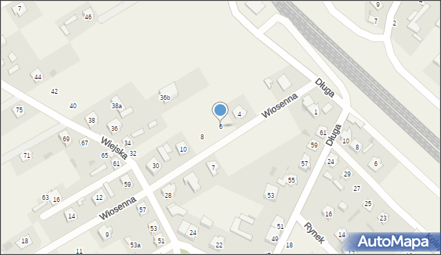 Sobolew, Wiosenna, 6, mapa Sobolew