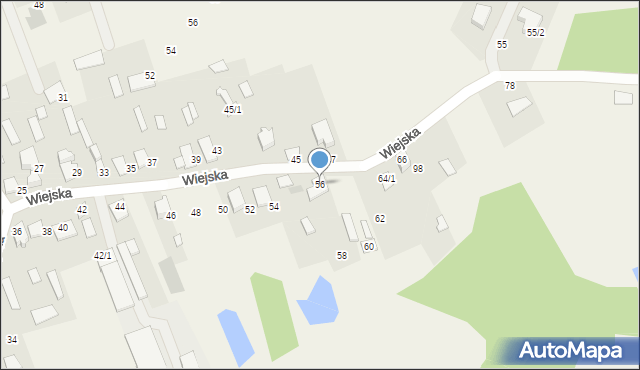 Sobolewo, Wiejska, 56, mapa Sobolewo