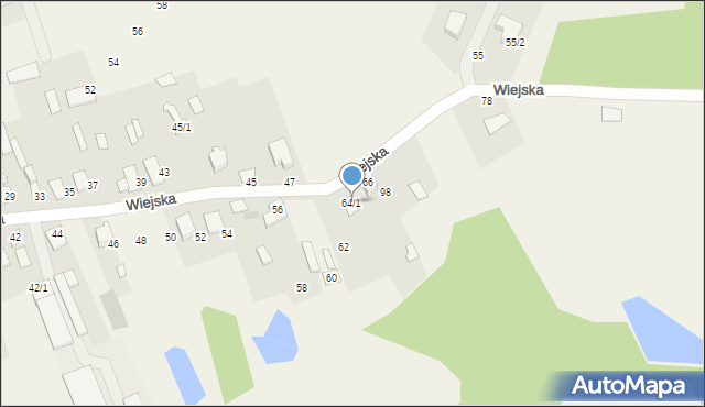 Sobolewo, Wiejska, 64/1, mapa Sobolewo