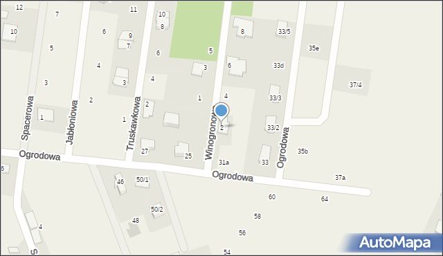 Sobolewo, Winogronowa, 2, mapa Sobolewo