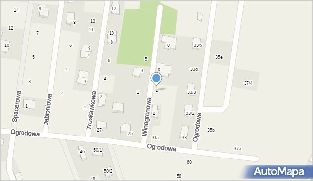 Sobolewo, Winogronowa, 4, mapa Sobolewo