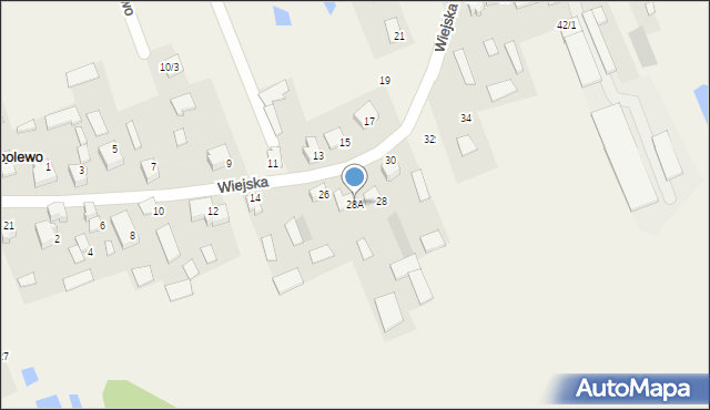 Sobolewo, Wiejska, 28A, mapa Sobolewo
