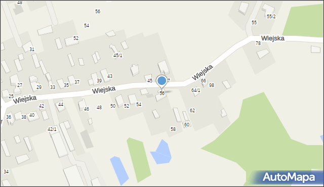 Sobolewo, Wiejska, 56, mapa Sobolewo