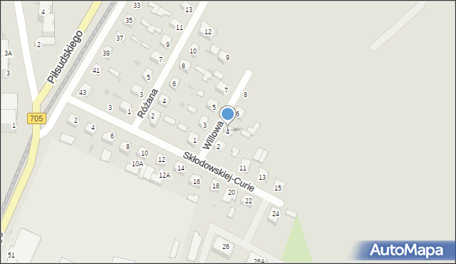 Sochaczew, Willowa, 4, mapa Sochaczew