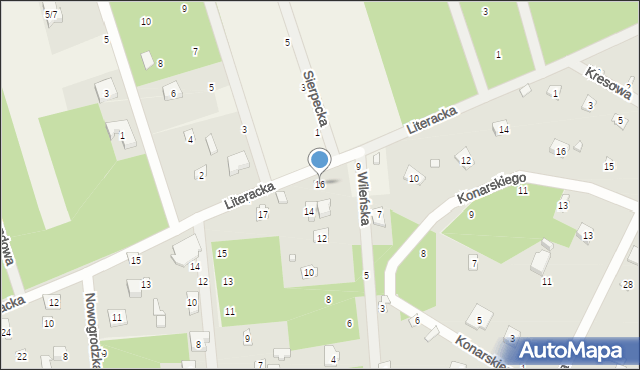 Sokolniki-Las, Wileńska, 16, mapa Sokolniki-Las