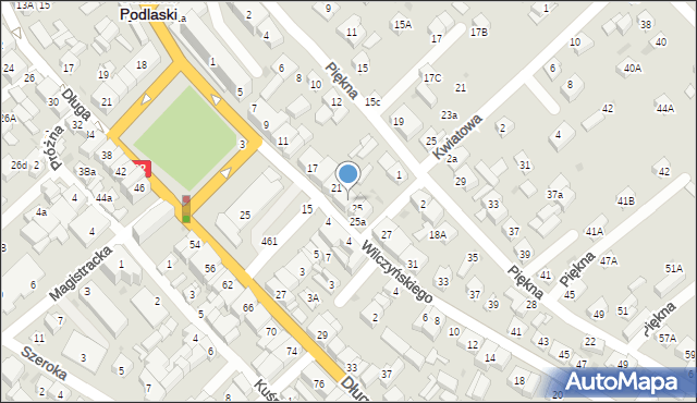 Sokołów Podlaski, Wilczyńskiego, 23, mapa Sokołów Podlaski