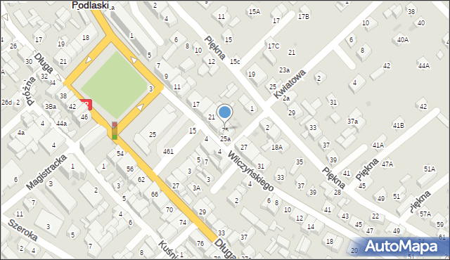 Sokołów Podlaski, Wilczyńskiego, 25, mapa Sokołów Podlaski