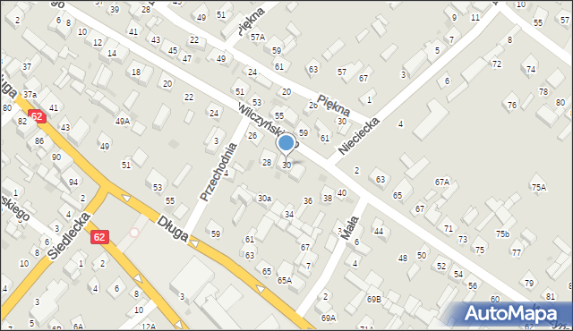 Sokołów Podlaski, Wilczyńskiego, 30, mapa Sokołów Podlaski