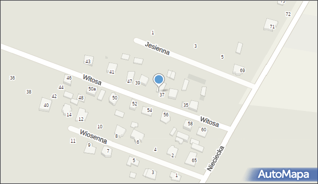 Sokołów Podlaski, Witosa Wincentego, 51, mapa Sokołów Podlaski