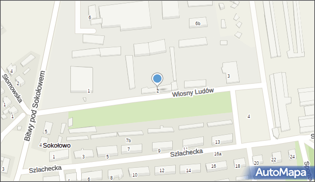 Sokołowo, Wiosny Ludów, 2, mapa Sokołowo