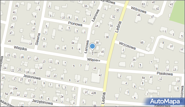 Solec Kujawski, Wiejska, 2, mapa Solec Kujawski