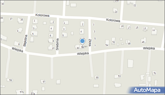 Solec Kujawski, Wiejska, 58, mapa Solec Kujawski