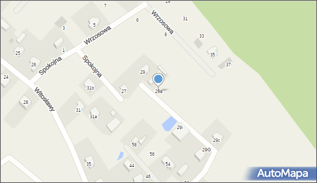 Somonino, Witosławy, 29a, mapa Somonino