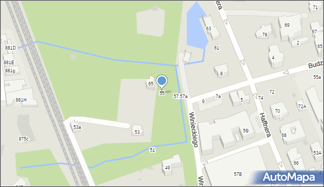 Sopot, Winieckiego Jana, 55, mapa Sopotu