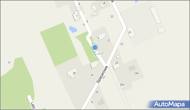 Sowia Wola, Wierzbowa, 1, mapa Sowia Wola