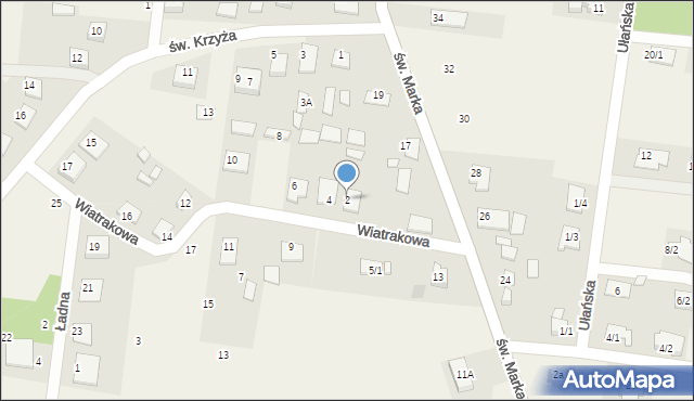 Sowlany, Wiatrakowa, 2, mapa Sowlany