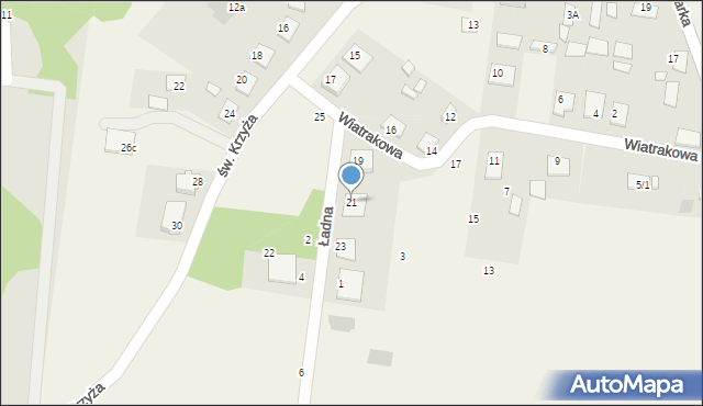 Sowlany, Wiatrakowa, 21, mapa Sowlany