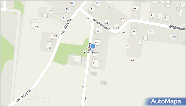 Sowlany, Wiatrakowa, 23, mapa Sowlany