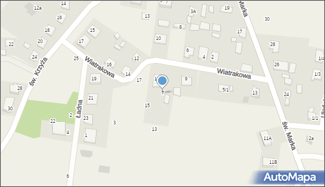 Sowlany, Wiatrakowa, 7, mapa Sowlany