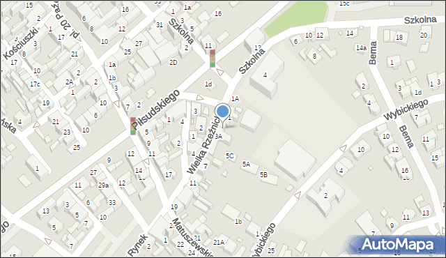 Śrem, Wielka Rzeźnicka, 3, mapa Śrem