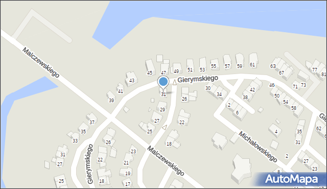 Śrem, Witkiewicza Stanisława Ignacego, 31, mapa Śrem