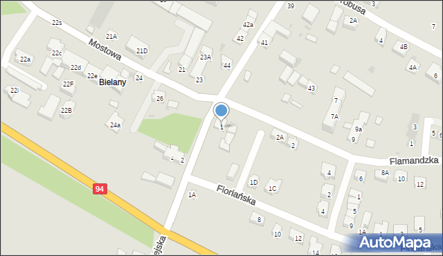 Środa Śląska, Wiejska, 1, mapa Środa Śląska