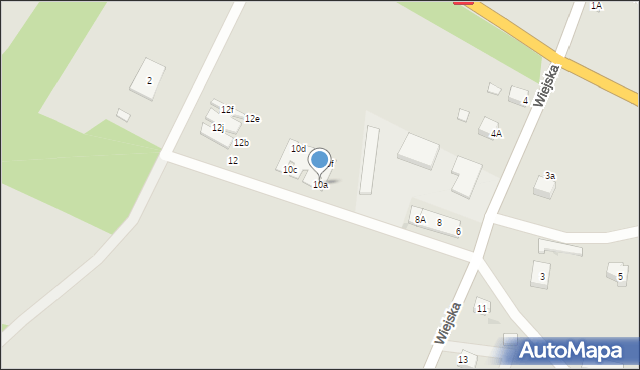 Środa Śląska, Wiejska, 10a, mapa Środa Śląska