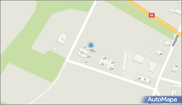 Środa Śląska, Wiejska, 12d, mapa Środa Śląska