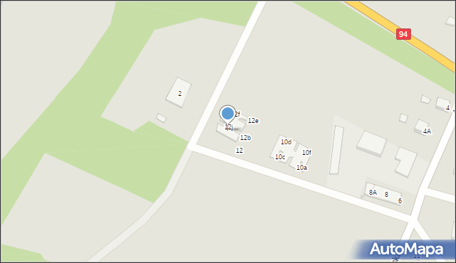 Środa Śląska, Wiejska, 12k, mapa Środa Śląska