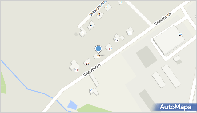 Środa Śląska, Wierzbowa, 15, mapa Środa Śląska