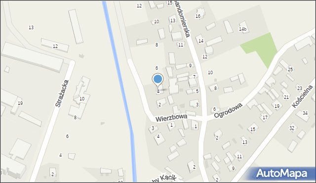 Stale, Wierzbowa, 4, mapa Stale