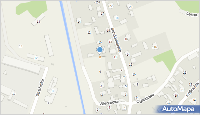 Stale, Wierzbowa, 8, mapa Stale