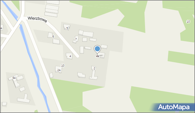 Stanisławów Pierwszy, Wierzbowa, 4a, mapa Stanisławów Pierwszy