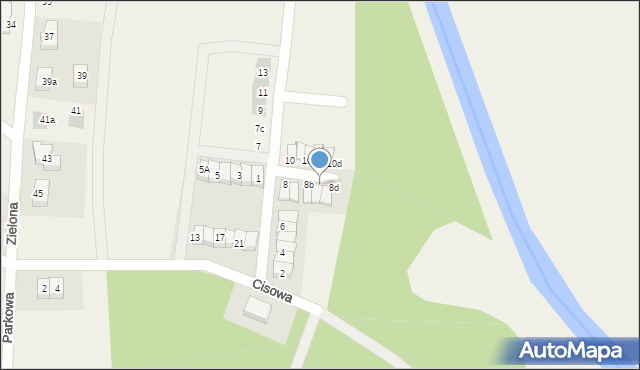 Stanowice, Wiosenna, 8c, mapa Stanowice