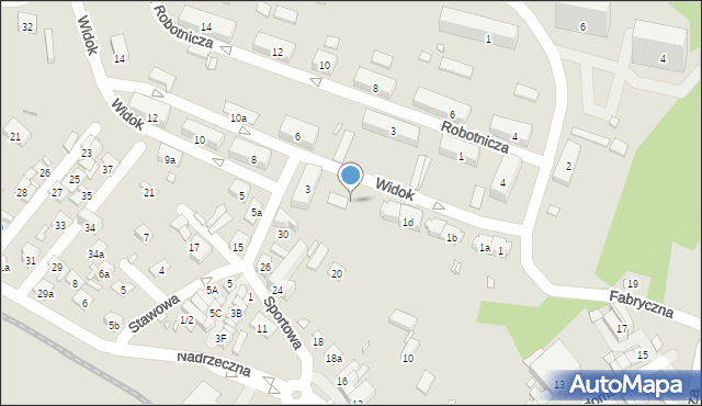 Starachowice, Widok, 3a, mapa Starachowic