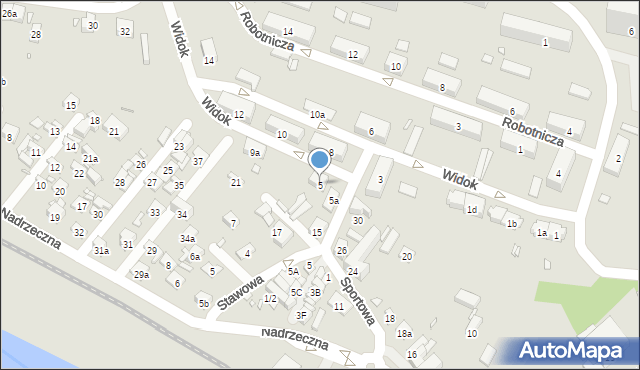 Starachowice, Widok, 5, mapa Starachowic