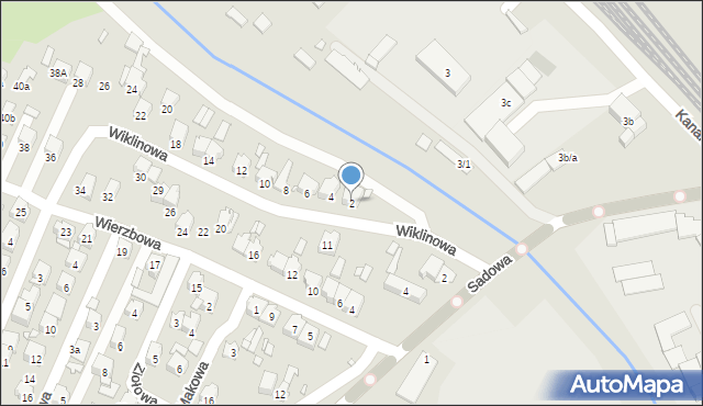 Starachowice, Wiklinowa, 2, mapa Starachowic