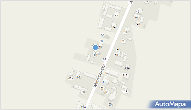 Stare Babice, Wieruchowska, 62, mapa Stare Babice