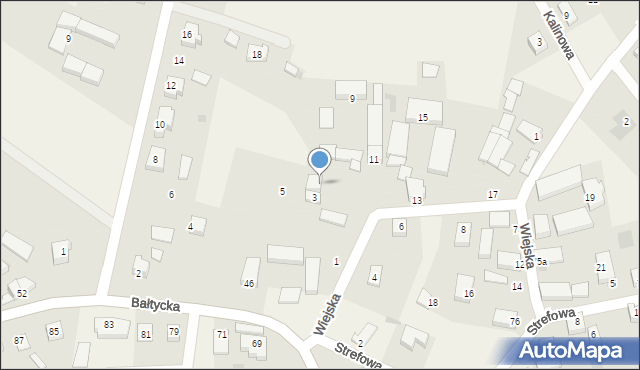 Stare Bielice, Wiejska, 7, mapa Stare Bielice