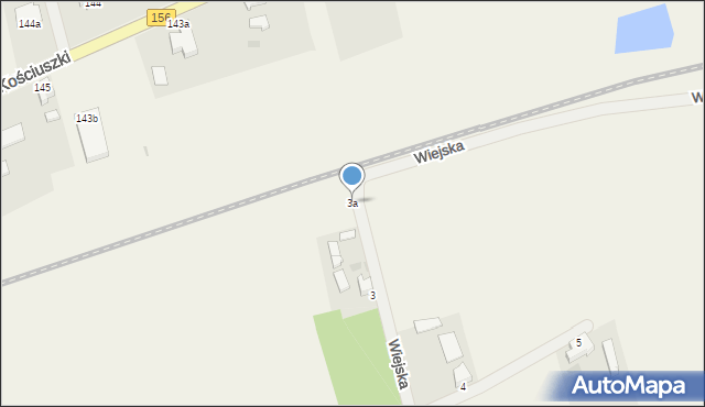 Stare Kurowo, Wiejska, 3a, mapa Stare Kurowo